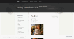 Desktop Screenshot of leaningtowardthesun.wordpress.com