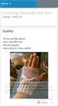 Mobile Screenshot of leaningtowardthesun.wordpress.com