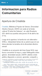 Mobile Screenshot of frecuenciasolidaria.wordpress.com