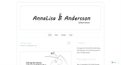 Desktop Screenshot of annalisaandersson.wordpress.com