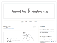 Tablet Screenshot of annalisaandersson.wordpress.com