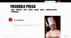 Desktop Screenshot of pasqualepresa.wordpress.com