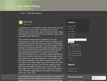 Tablet Screenshot of brianbeasley.wordpress.com