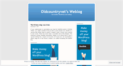 Desktop Screenshot of oldcountryvet.wordpress.com