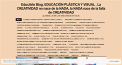 Desktop Screenshot of educaplastica.wordpress.com