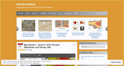 Desktop Screenshot of disastermapping.wordpress.com