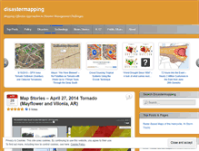 Tablet Screenshot of disastermapping.wordpress.com
