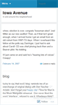 Mobile Screenshot of iowaavenue.wordpress.com