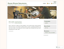 Tablet Screenshot of daleswoodcreations.wordpress.com