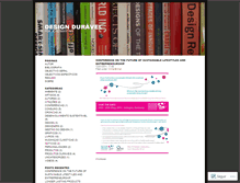 Tablet Screenshot of designduravel.wordpress.com