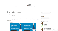 Desktop Screenshot of cerno.wordpress.com