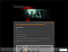 Tablet Screenshot of nikkichanxoxoxoxoxo.wordpress.com