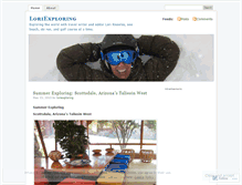 Tablet Screenshot of loriexploring.wordpress.com