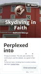 Mobile Screenshot of faithskydiving.wordpress.com