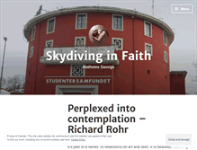 Tablet Screenshot of faithskydiving.wordpress.com
