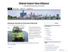 Tablet Screenshot of detroitislandviewalliance.wordpress.com