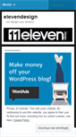Mobile Screenshot of elevendesign.wordpress.com