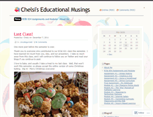 Tablet Screenshot of chelsi8383.wordpress.com