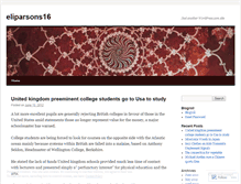 Tablet Screenshot of eliparsons16.wordpress.com