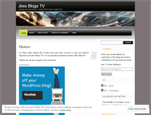 Tablet Screenshot of jessblogstv.wordpress.com