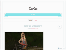 Tablet Screenshot of claracerise.wordpress.com