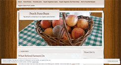 Desktop Screenshot of peachfuzzbuzz.wordpress.com