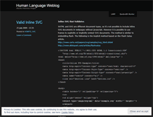 Tablet Screenshot of humanlanguage.wordpress.com