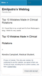 Mobile Screenshot of emilputra.wordpress.com