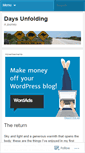 Mobile Screenshot of daysunfolding.wordpress.com