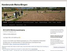 Tablet Screenshot of hunderundebingen.wordpress.com