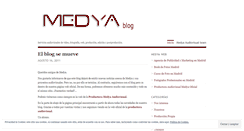 Desktop Screenshot of medyaaudiovisualblog.wordpress.com