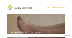 Desktop Screenshot of karenjeffery.wordpress.com
