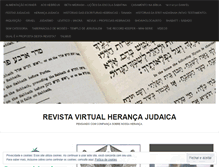 Tablet Screenshot of herancajudaica.wordpress.com