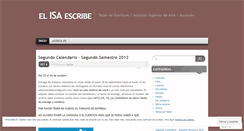 Desktop Screenshot of elisaescribe.wordpress.com