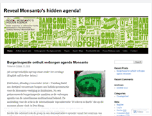 Tablet Screenshot of monsantoshiddenagenda.wordpress.com