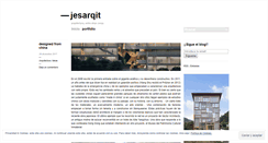 Desktop Screenshot of jesarqit.wordpress.com