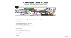 Desktop Screenshot of chameleonsdream.wordpress.com