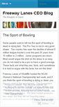 Mobile Screenshot of freewayceoblog.wordpress.com