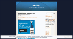 Desktop Screenshot of halkeyf.wordpress.com