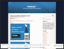 Tablet Screenshot of halkeyf.wordpress.com