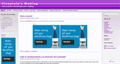 Desktop Screenshot of cineytele.wordpress.com