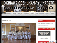 Tablet Screenshot of columbusdojo.wordpress.com