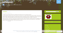 Desktop Screenshot of dosmamas.wordpress.com