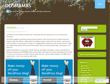 Tablet Screenshot of dosmamas.wordpress.com