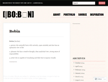 Tablet Screenshot of bobinkim.wordpress.com