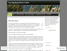 Tablet Screenshot of mysticalmusiccabin.wordpress.com