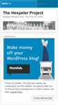 Mobile Screenshot of hespelerproject.wordpress.com