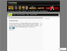 Tablet Screenshot of comixstop.wordpress.com