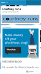 Mobile Screenshot of courtneyruns.wordpress.com