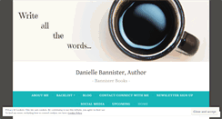Desktop Screenshot of daniellebannister.wordpress.com